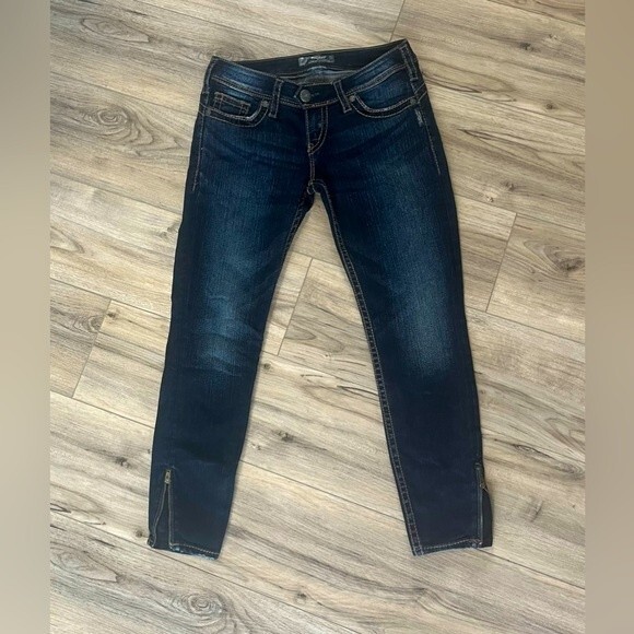 Silver Jeans Camden Rose Ankle Skinny Womens Size 27 - Picture 1 of 6